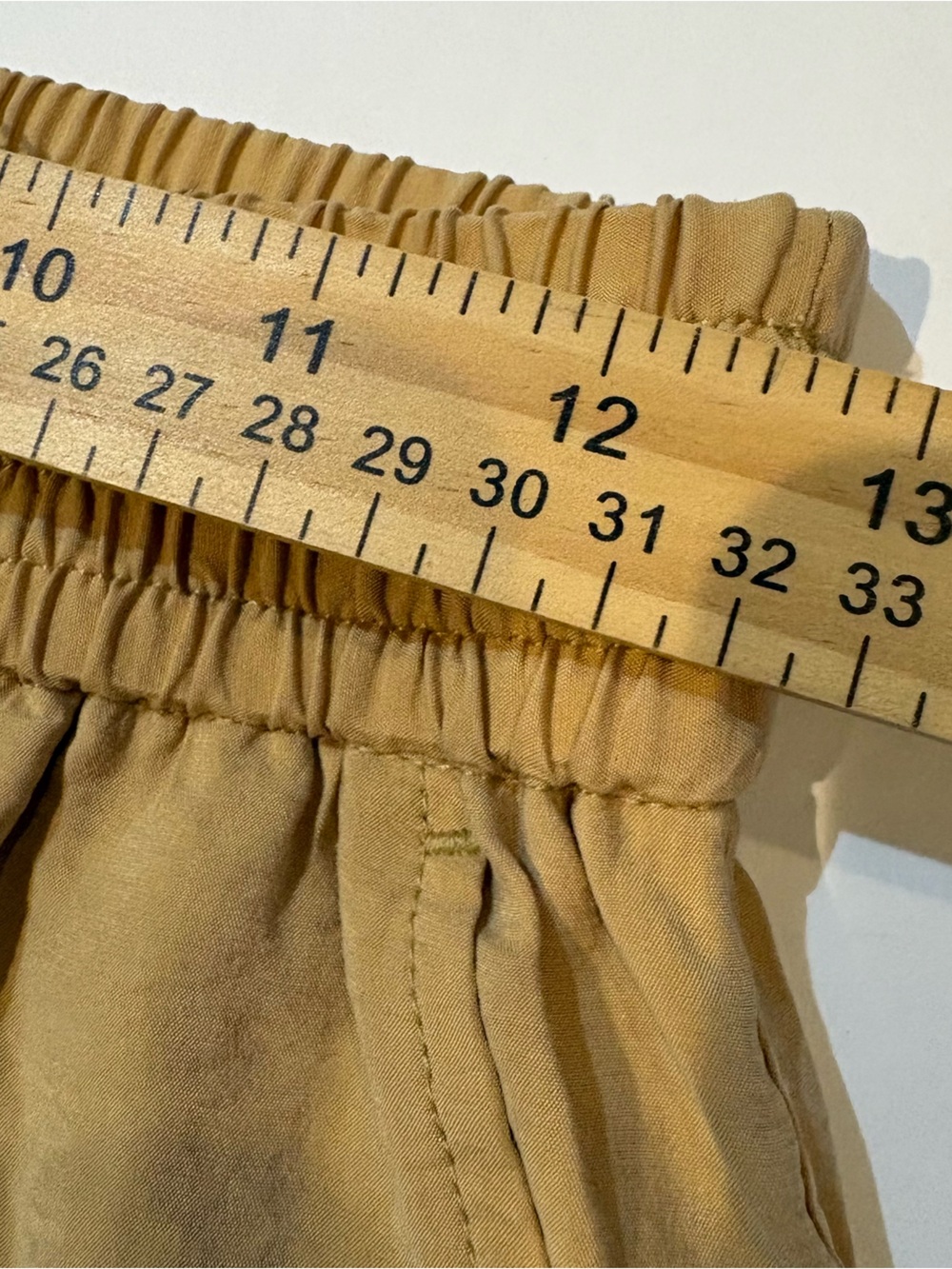 Madewell Beige Wide-Leg Elastic-Waist Pants size XS - Picture 10 of 10